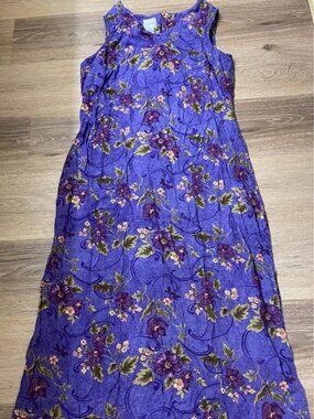 Vintage Bentley 100% Rayon Strapless Floral Maxi Dress | Whimsy Goth Boho Cottag